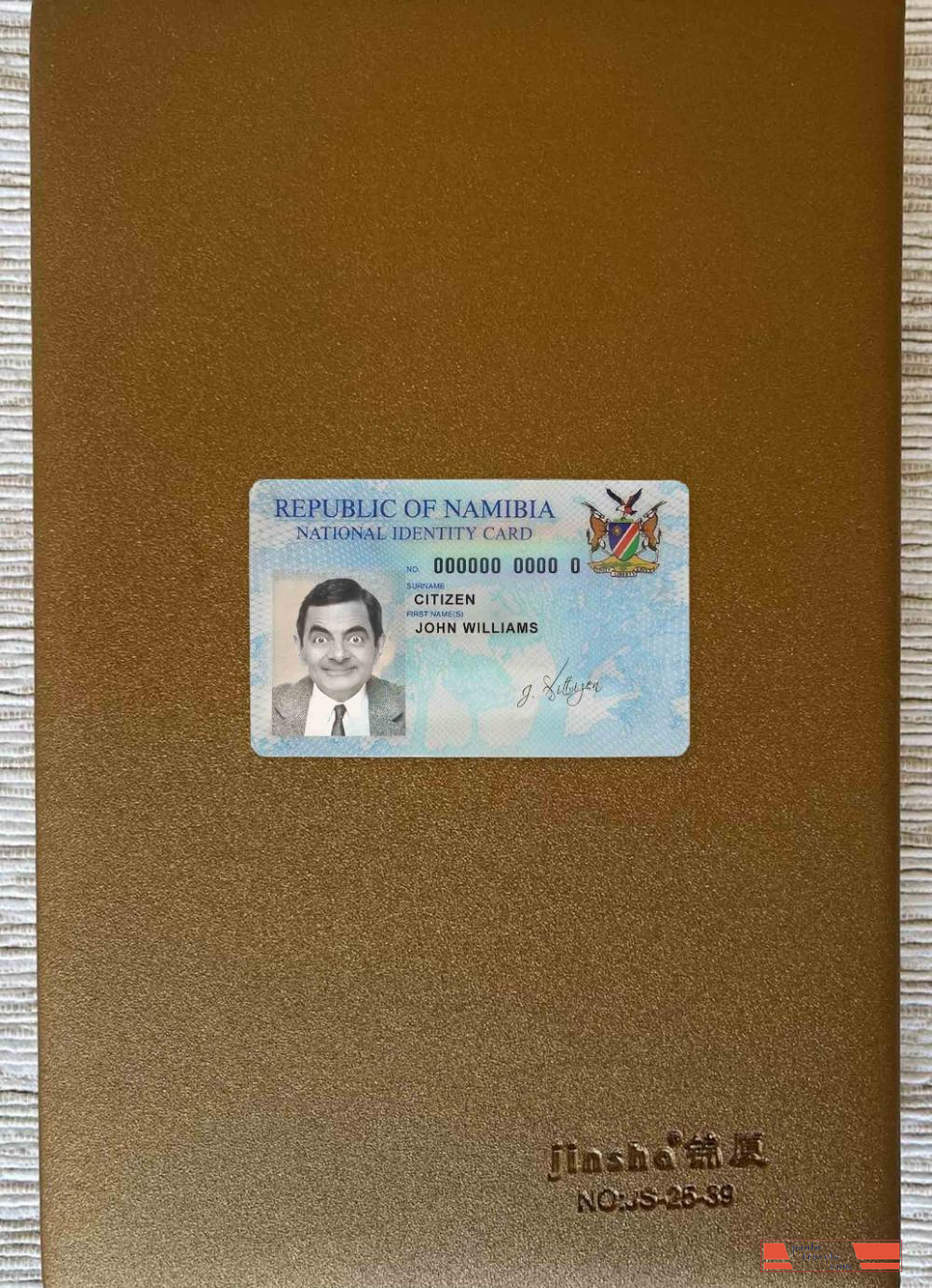 Namibia ID photolook FRONT PSD template